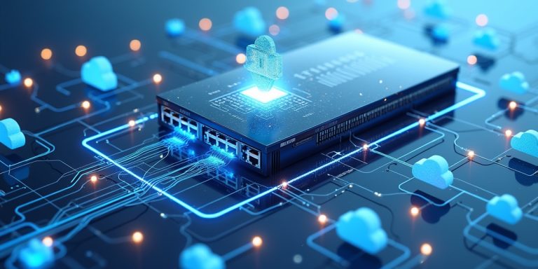 FortiGate 200F در نقش Firewall میانی (Aggregation Firewall) برای شبکه‌های چندلایه